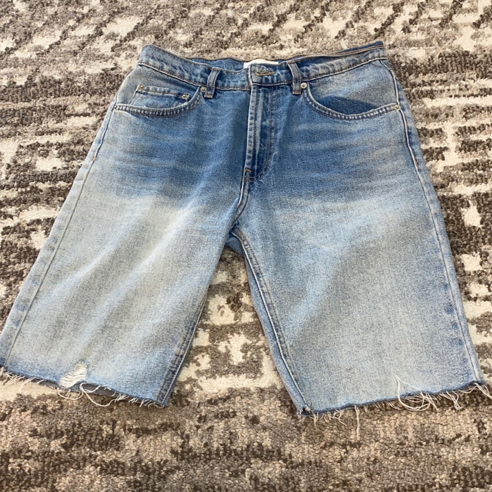 Zara longline denim shorts 🩳
